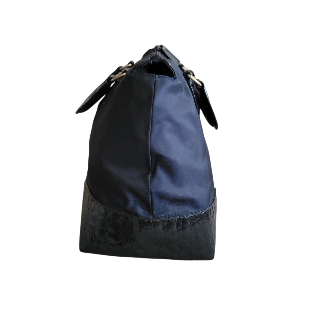 Prada Navy and Black Women's Satchel - Picture 15 of 15